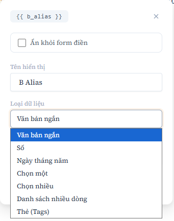 Kiểu dữ liệu